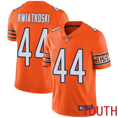 Chicago Bears Limited Orange Youth Nick Kwiatkoski Alternate Jersey NFL Football #44 Vapor Untouchable->women nfl jersey->Women Jersey